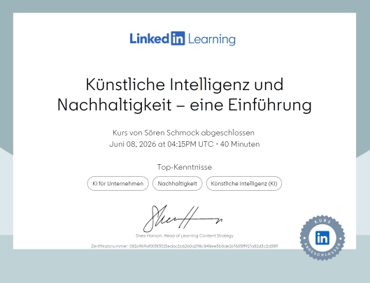 Künstliche Intelligenz und Nachhaltigkeit – eine Einführung